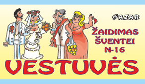 Žaidimas šventei „Vestuvės“   3,00€